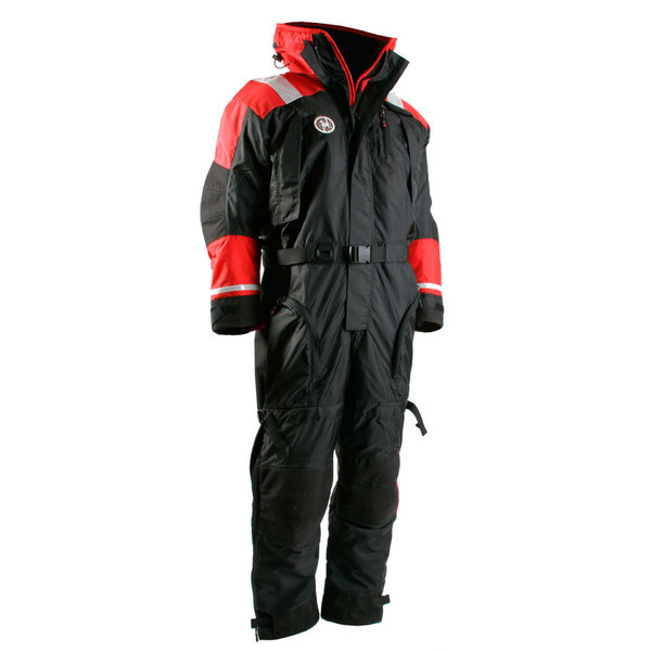 First Watch Anti-Exposure Suit - Black/Red - X-Large AS-1100-RB-XL